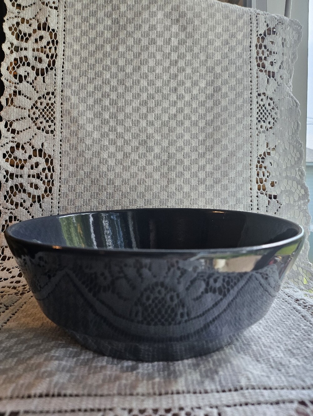 Frankoma 6N Navy Blue Bowl